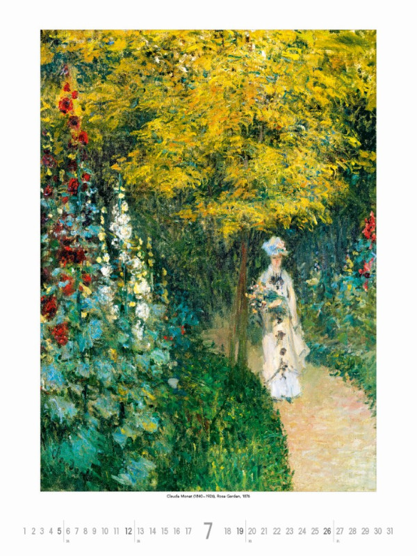 Nástenný kalendár Gardens Impressionism 2026 7