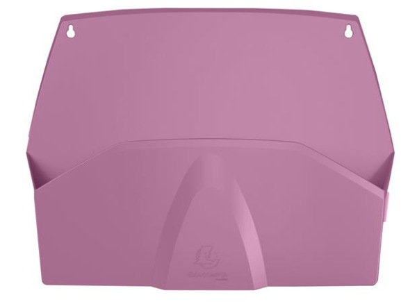 Nástenný organizér, 1 priehradka, ležatý, 38,2x28,9x7,2 cm, EXACOMPTA "Autentik", ružový 1