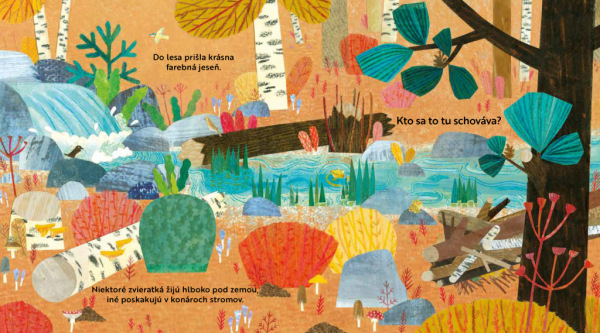 Kto sa to tu schováva? V LESE – Knižka s odklápacími okienkami 3