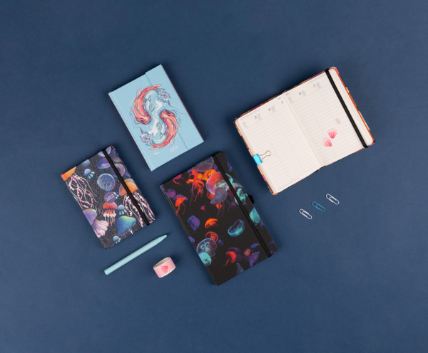 NOTIQUE Notes Medúzy, linajkovaný, 13 x 21 cm 9