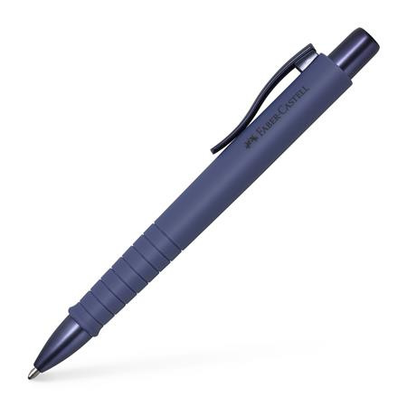 Guľôčkové pero, 0,7 mm, stláčací mechanizmus, modré telo pera, FABER-CASTELL "Poly Ball Ur