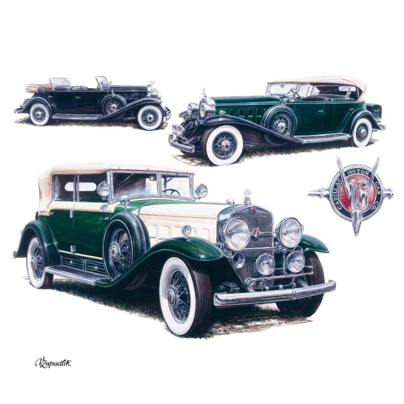 NOTIQUE Poznámkový kalendár Classic Cars – Václav Zapadlík, 2025, 30 x 30 cm