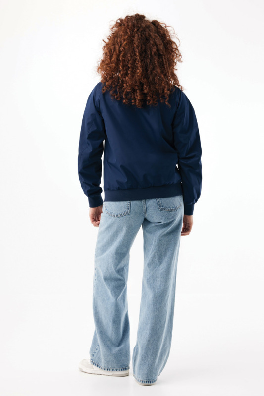 IQONIQ Odin mestská bunda z recyklovaného polyesteru námornícka modrá L 10