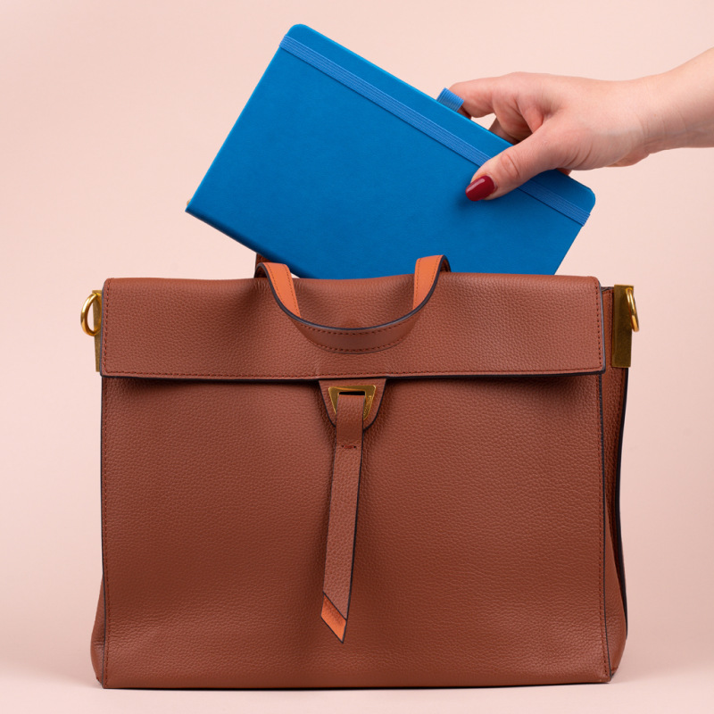 NOTIQUE Notes Modrý, bodkovaný, 13 x 21 cm 7