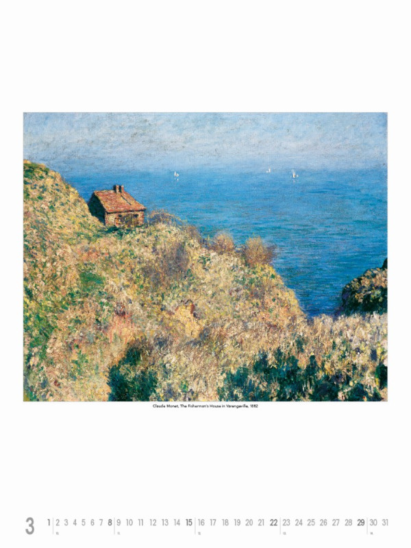 Nástenný kalendár Claude Monet 2026 4
