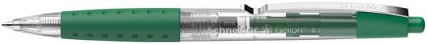 Gélové pero, 0,4 mm, stláčací mechanizmus, SCHNEIDER "Gelion 1", zelené