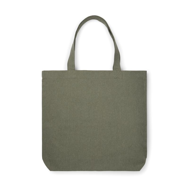 Tote bag VINGA Hilo z recykl. canvas AWARE™ zelená 1