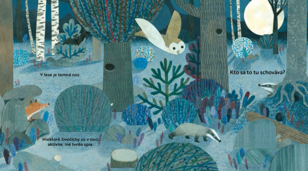 Kto sa to tu schováva? V LESE – Knižka s odklápacími okienkami 5