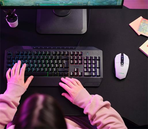 Myš, bezdrôtová, optická, gaming, LED, TRUST "GXT110W Felox", biela 5