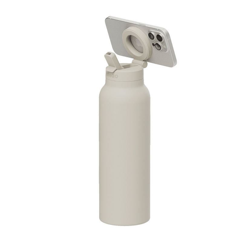 RINGO Pro MagSafe® fľaša 710 ml s magnetickým krúžkom off white 1