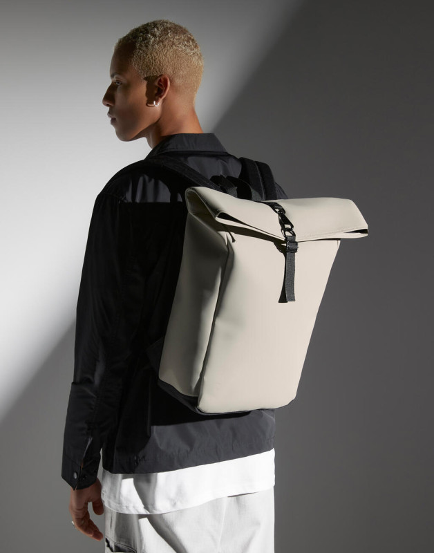 Matný PU ruksak Rolltop