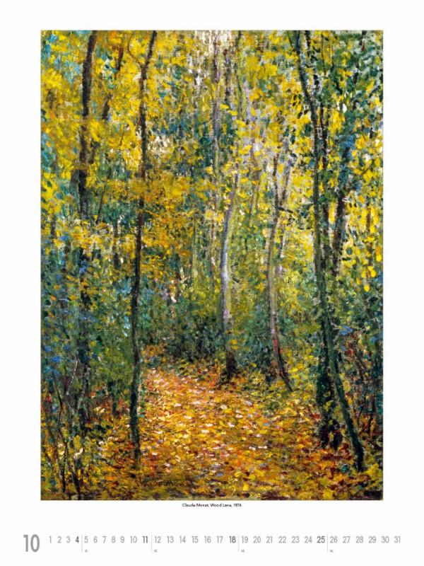 Nástenný kalendár Claude Monet 2026 11