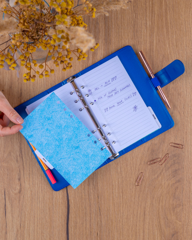NOTIQUE Refill – Weekly Ring Bound Planner 2027, royal blue, 12,5 x 19 cm 8