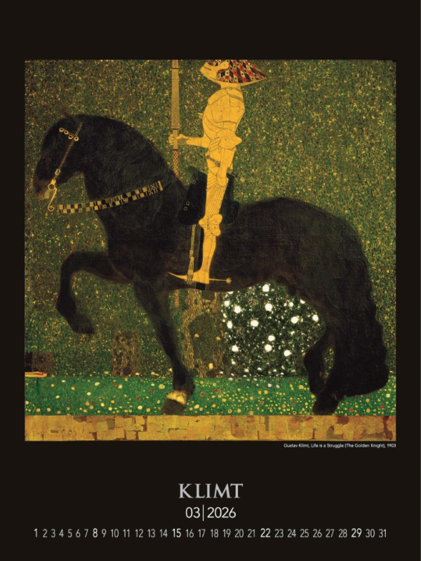 Nástenný kalendár Gustav Klimt 2026 3