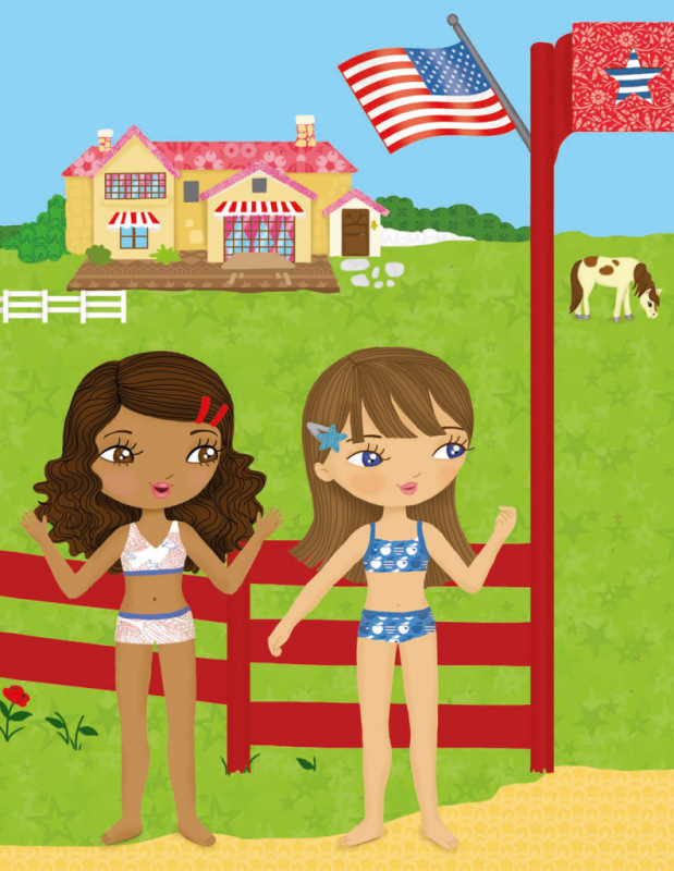 ŠATY PRE AMY ─ Kniha samolepiek 1