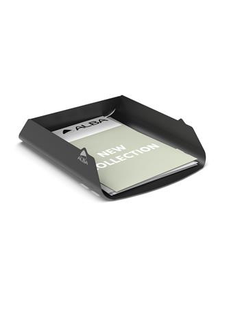 Odkladač, kovový, ALBA, čierny 2