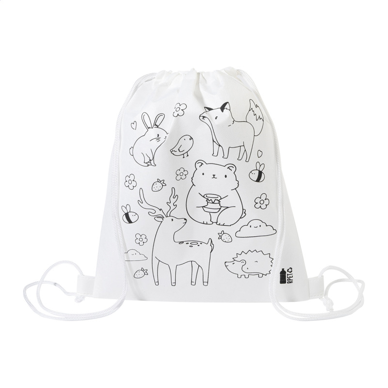 Zocolo Vrecko na šnúrku na farbenie RPET, zvieratá 2