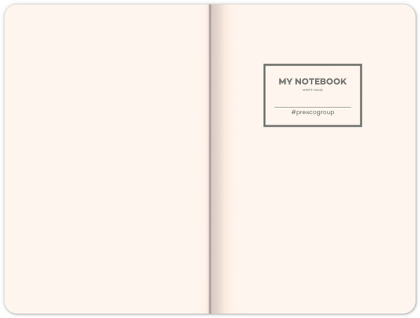 NOTIQUE Notes Hardy, červený, linajkovaný, 13 x 21 cm 2