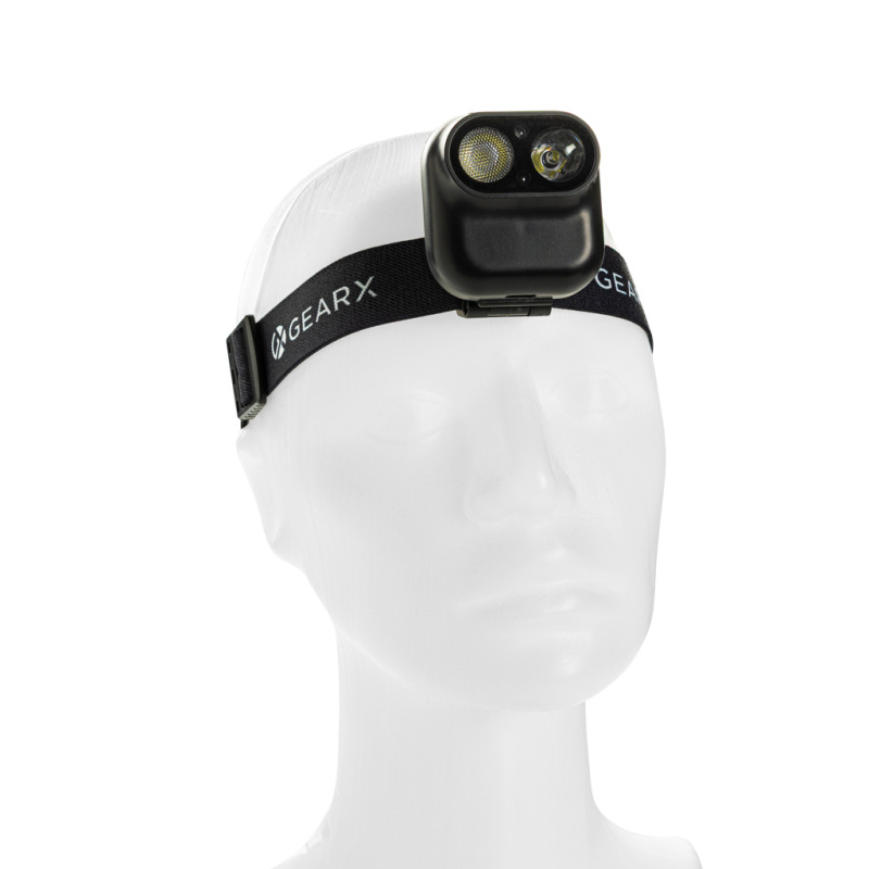 Gear X RCS čelová lampa z rec. plastu s pohybovým senzorom čierna 4