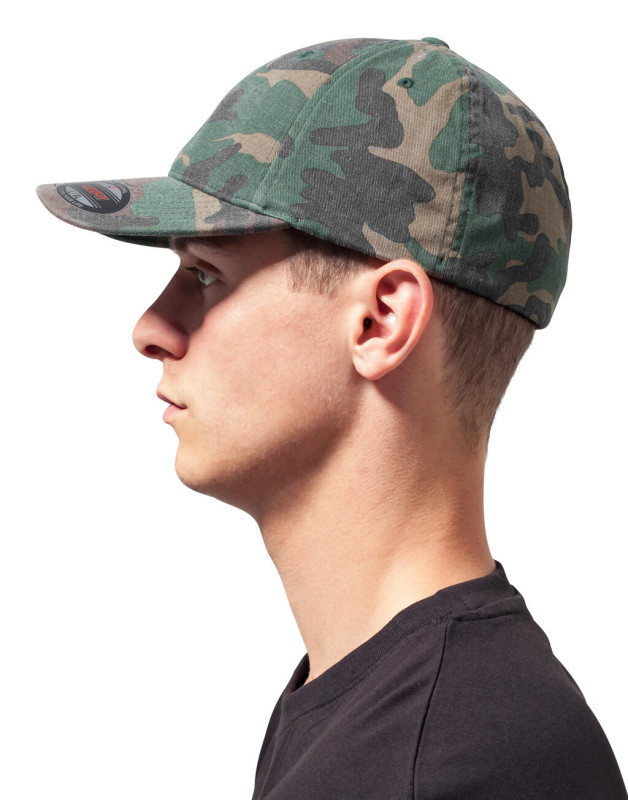 Šiltovka Flexfit Garment Washed Camo 3