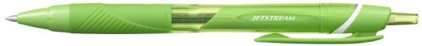 Guľôčkové pero, 0,35 mm, stláčací mechanizmus, UNI "SXN-150C Jetstream", svetlozelené