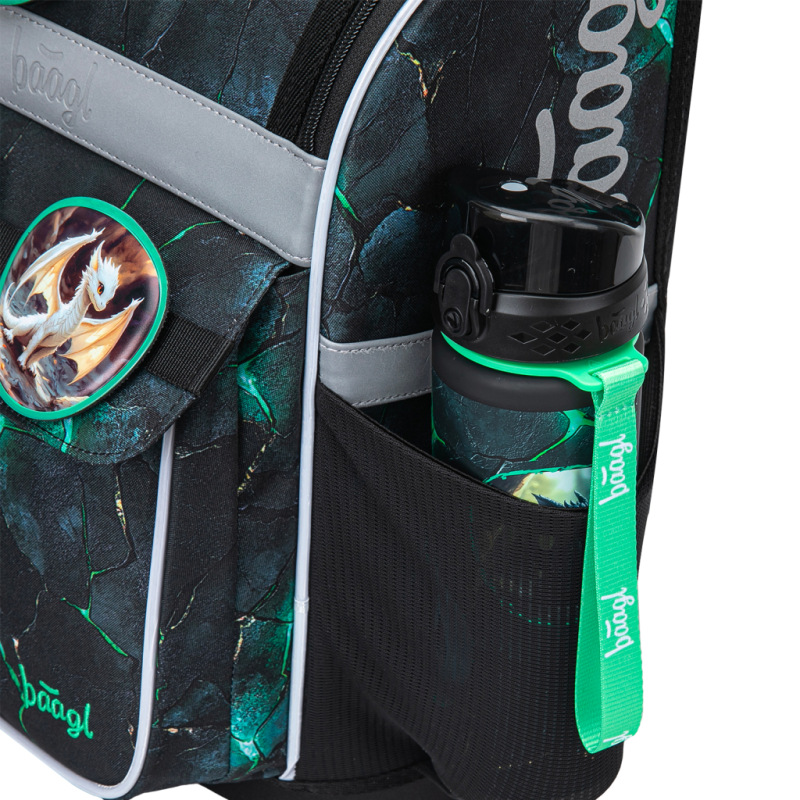 BAAGL SADA 5 Zippy Draci: aktovka, peračník, vrecko, zástera, peňaženka 5