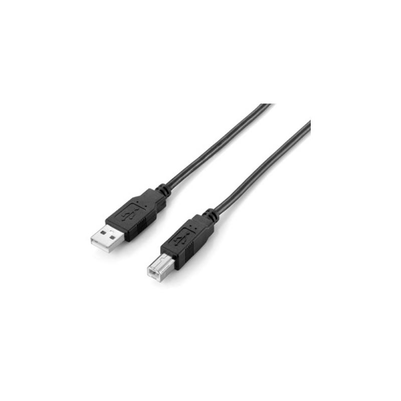 USB kábel 2.0 pre tlačiareň, USB-A/USB-B, 5 m, EQUIP
