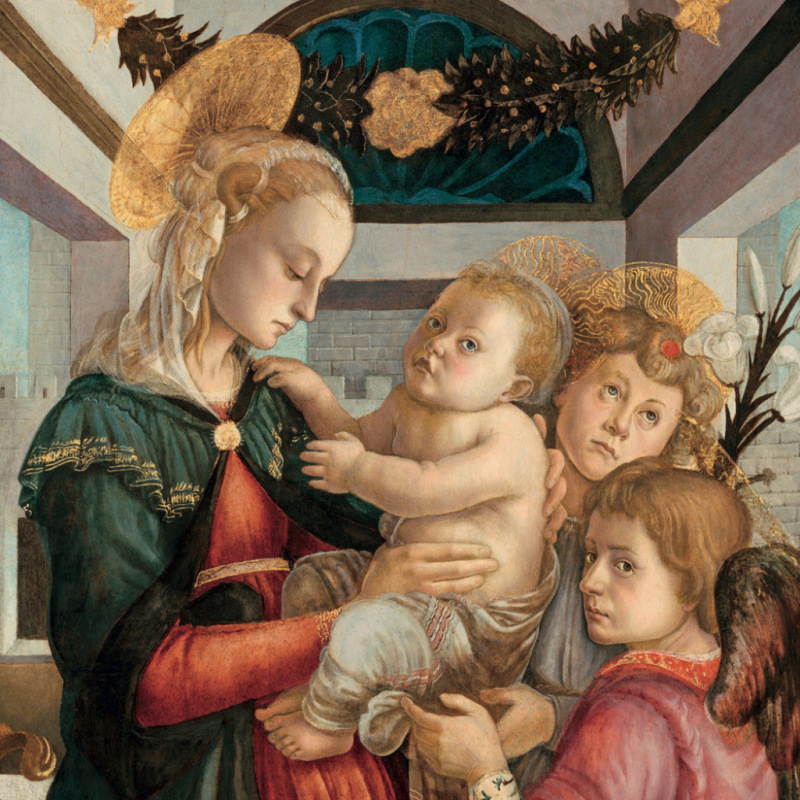 NOTIQUE Poznámkový kalendár Sandro Botticelli 2027, 30 x 30 cm 3