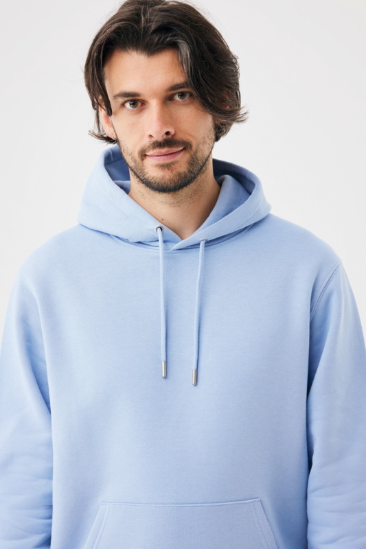 IQONIQ Joshua Unisex mikina s kapucňou z rec. bavlny sky blue XXXL 9