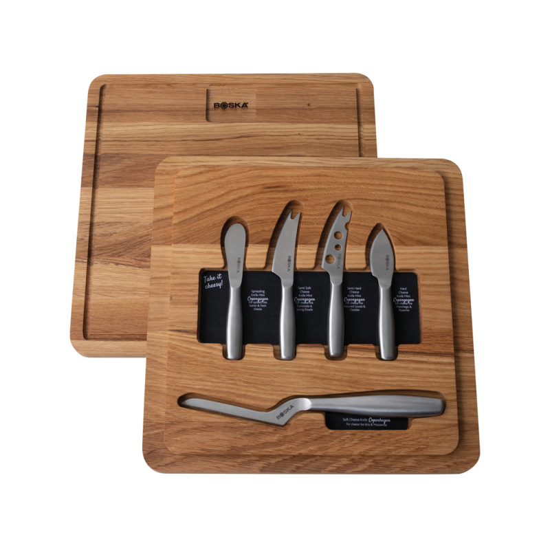 BOSKA Ultimate Cheese Set Small Copenhagen – súprava na syry hnedá