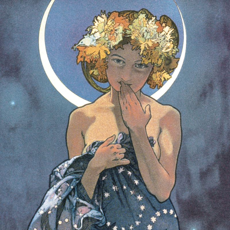 NOTIQUE Poznámkový kalendár Alfons Mucha 2027, 30 x 30 cm 2