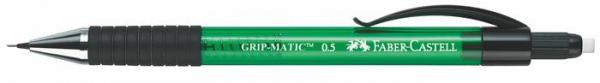 Mikroceruzka, 0,5 mm, FABER-CASTELL "Grip Matic 1375", zelená