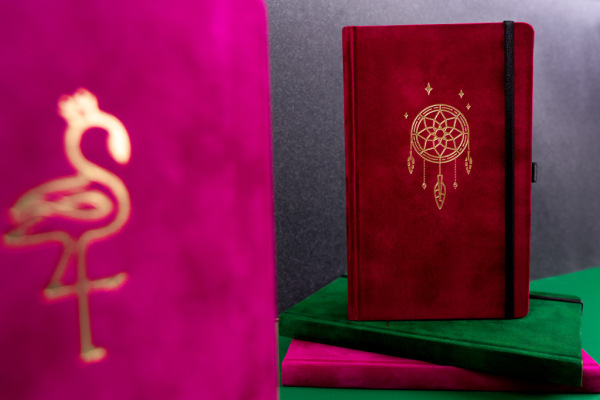 NOTIQUE Notes Samet Lapač snů, linajkovaný, 13 x 21 cm 3