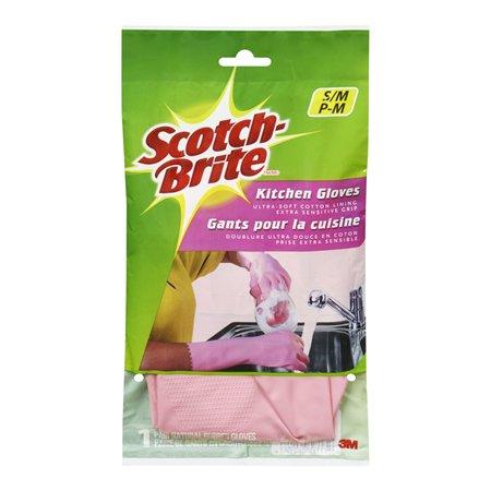3M Kuchynské gumené rukavice, veľ. M, "Scotch-Brite"