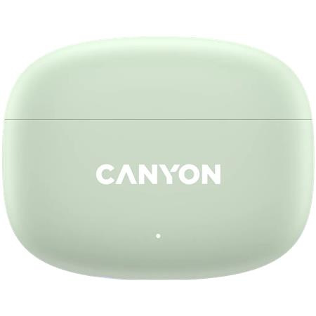 Slúchadlá, TWS bezdrôtové, Bluetooth 5.4, CANYON "OnGo 9", zelené 3