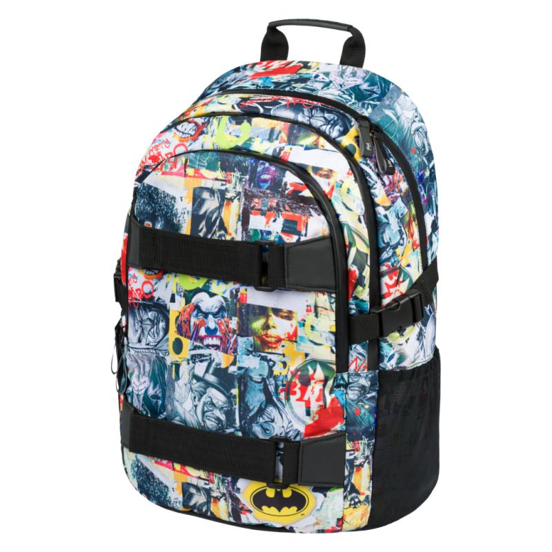 BAAGL SET 5 Skate Batman Comics: batoh, penál, sáček, desky, peněženka