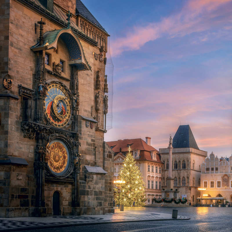 NOTIQUE Poznámkový kalendár Praha 2027, 30 x 30 cm 13
