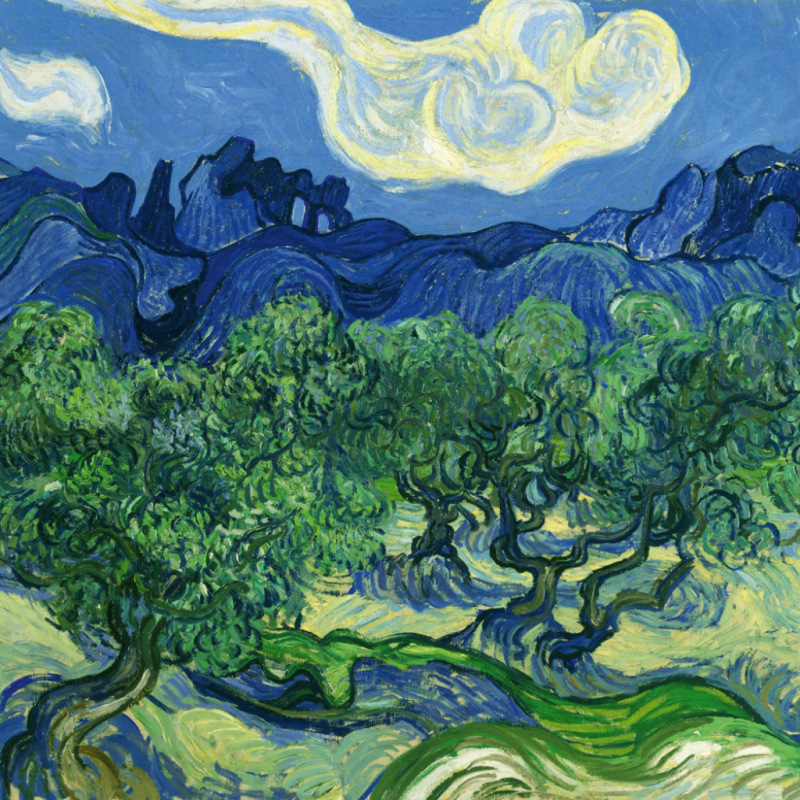 NOTIQUE Poznámkový kalendár Vincent van Gogh 2027, 30 x 30 cm 5