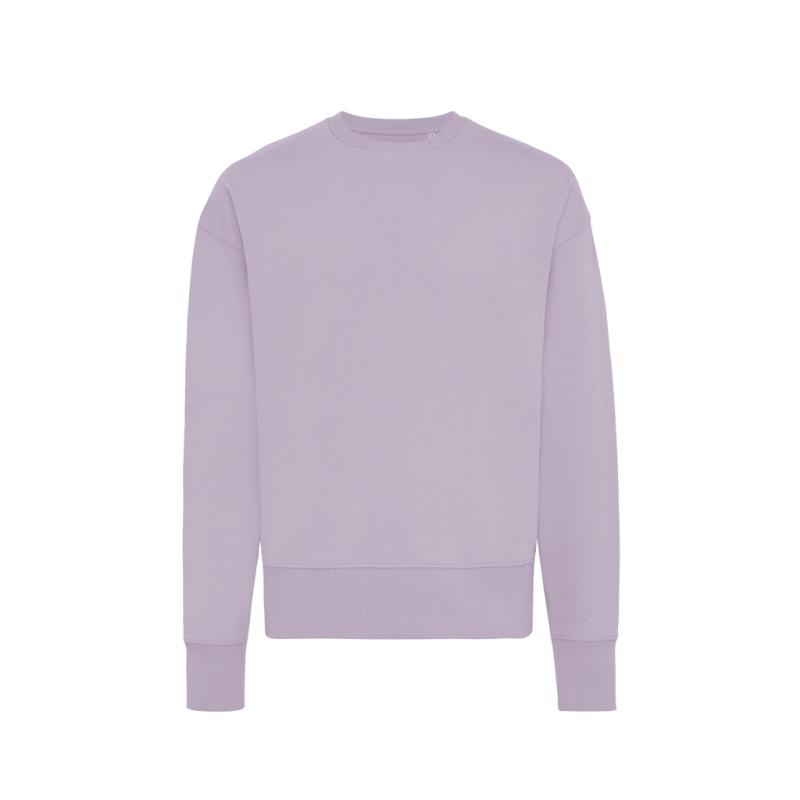 Mikina Iqoniq Kruger relaxed fit z recykl. bavlny lavender XXL 1