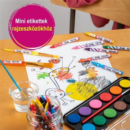 Štítok na pero, 50x10 mm, ručne popisovateľný, AVERY ZWECKFORM, modrý-zelený, 30 štítkov/b 4