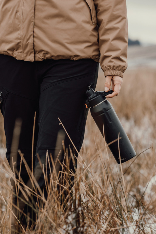 Nordic Drift Trail RCS Izolovaná uzamykateľná športová fľaša čierna 12