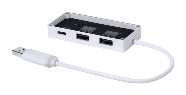 Brante transparentný USB hub