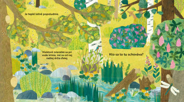 Kto sa to tu schováva? V LESE – Knižka s odklápacími okienkami 2