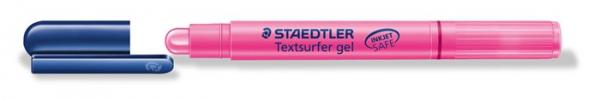 Zvýrazňovač, 3 mm, gélový, STAEDTLER "Textsurfer Gel", ružový