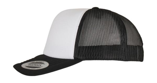 Classic Curved Foam Trucker šiltovka– White Front