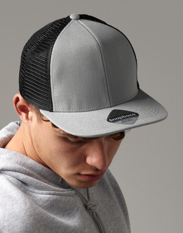 Original Flat Peak 6 panelový Trucker 5