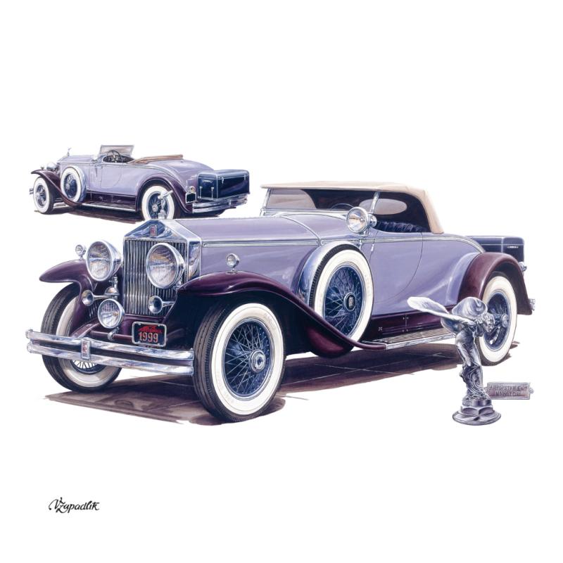 NOTIQUE Poznámkový kalendár Classic Cars – Václav Zapadlík, 2025, 30 x 30 cm