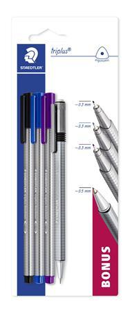 Sada písacích potrieb, mix, 4-kusová, STAEDTLER "Triplus® multi set 34P2" 1