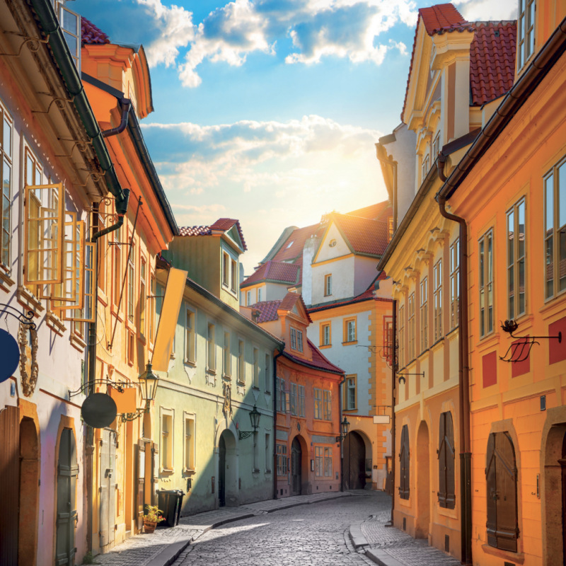 NOTIQUE Poznámkový kalendár Praha 2027, 30 x 30 cm 3