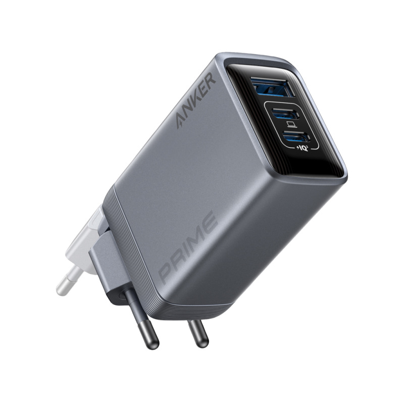 Anker Prime 100 W GaN nabíjačka s 3 portmi sivá